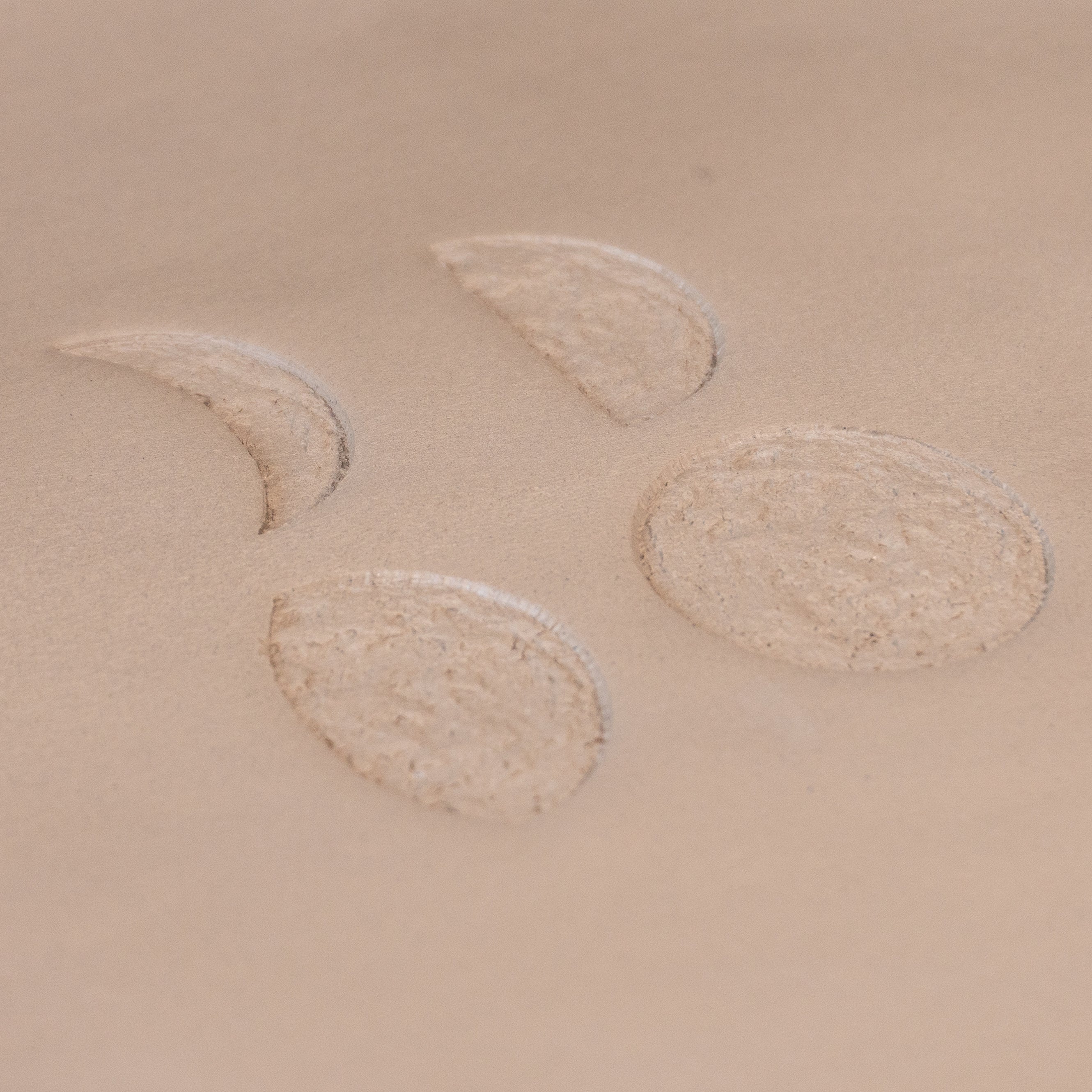 Moon Phases Set of Four Stamps