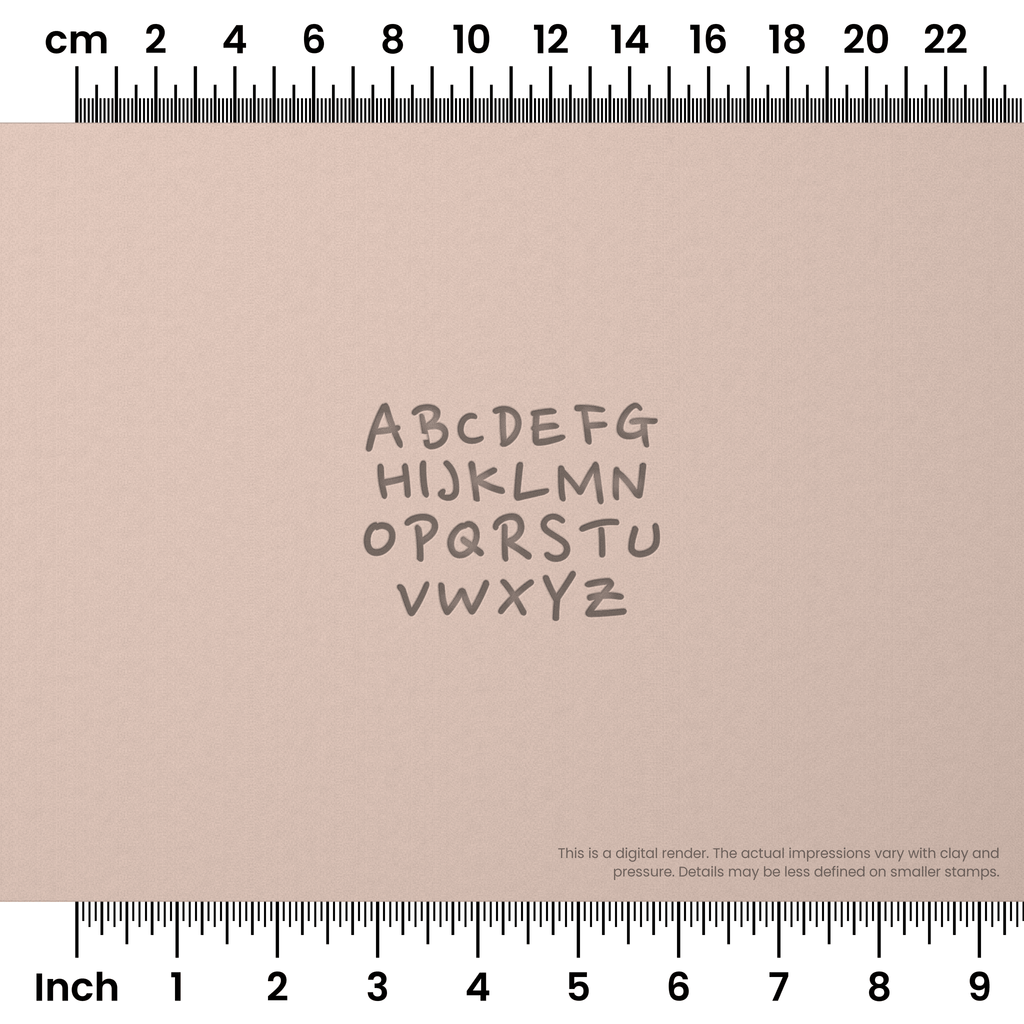 Nanum Pen | All Caps | Alphabet Stamp Sets