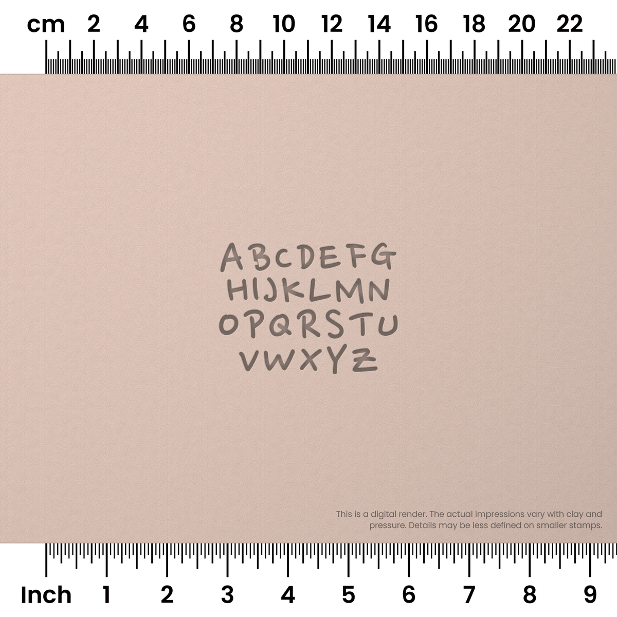 Nanum Pen | All Caps | Alphabet Stamp Sets