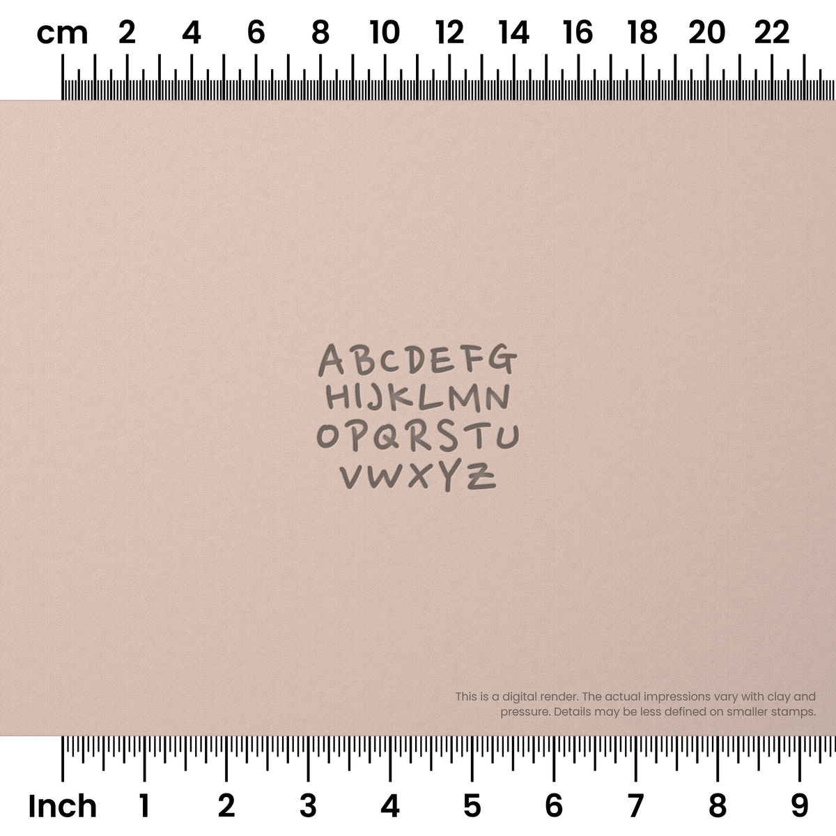 Nanum Pen | All Caps | Alphabet Stamp Sets