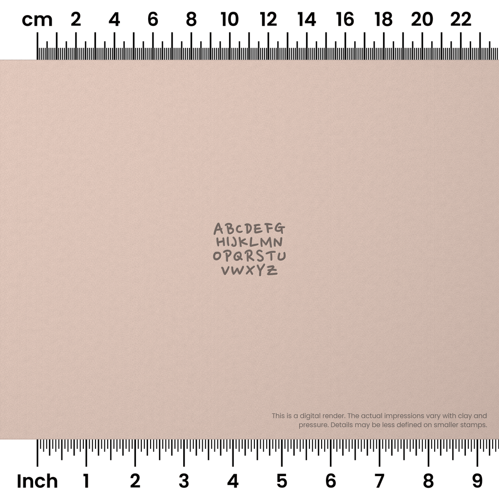 Nanum Pen | All Caps | Alphabet Stamp Sets