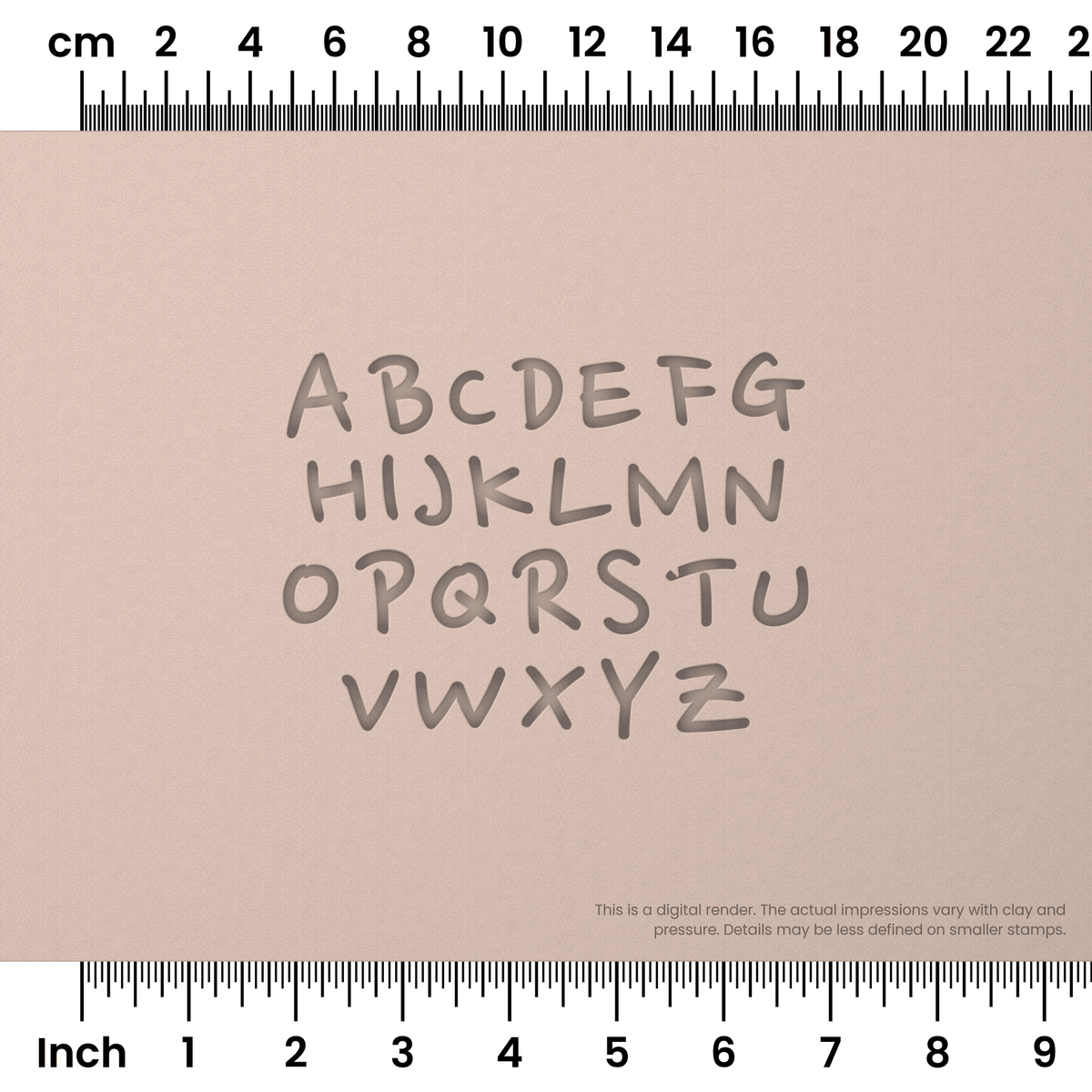 Nanum Pen | All Caps | Alphabet Stamp Sets