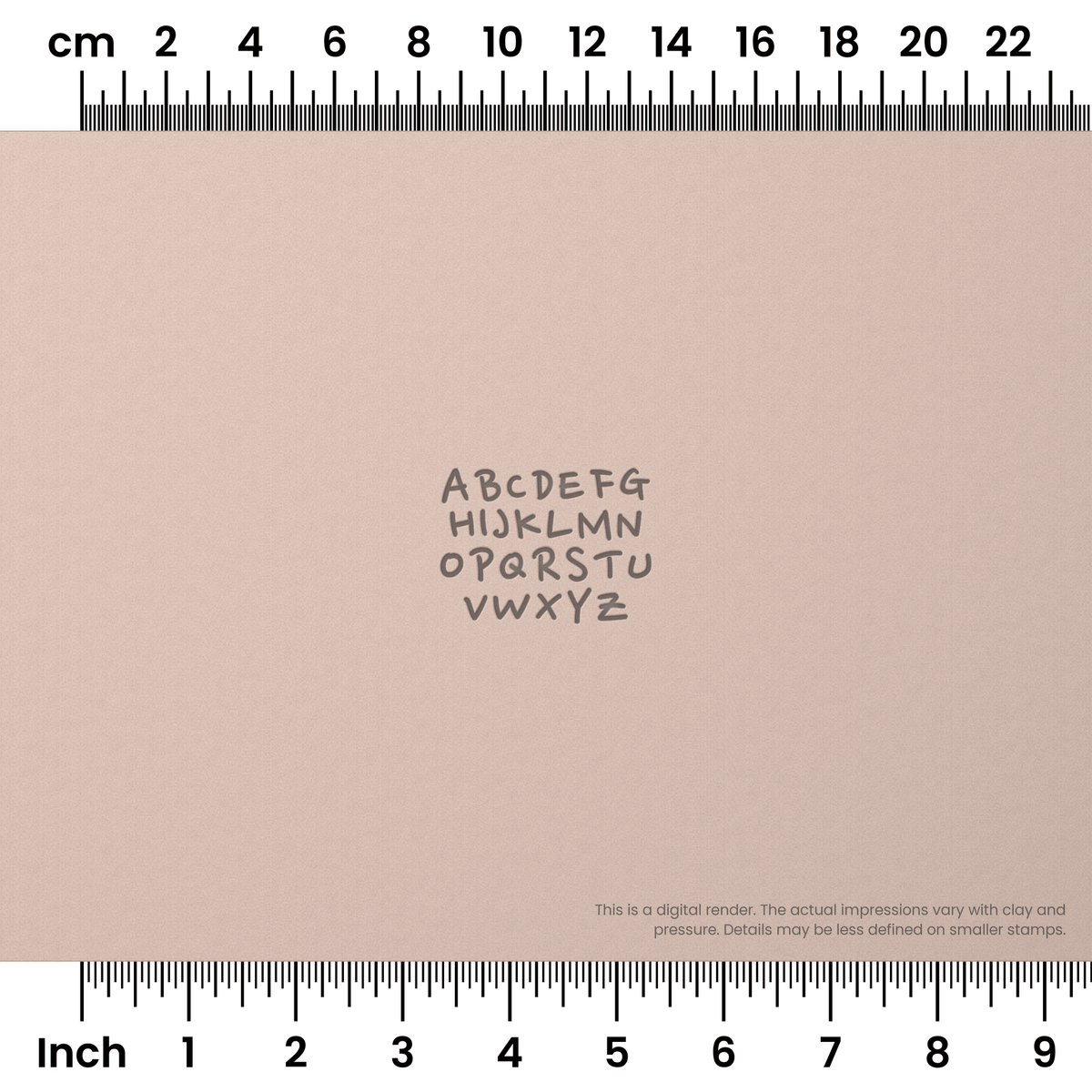 Nanum Pen | All Caps | Alphabet Stamp Sets