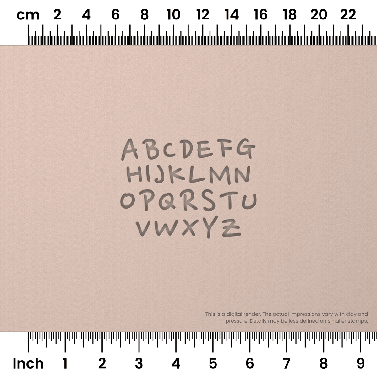 Nanum Pen | All Caps | Alphabet Stamp Sets