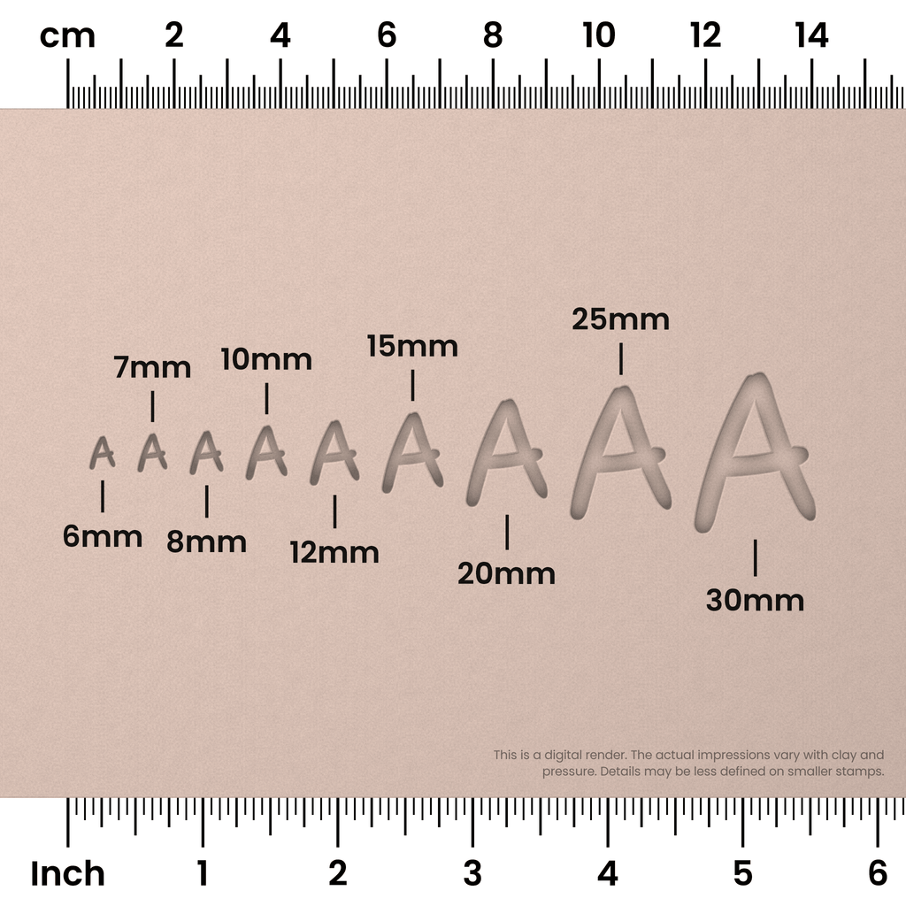 Nanum Pen | All Caps | Alphabet Stamp Sets