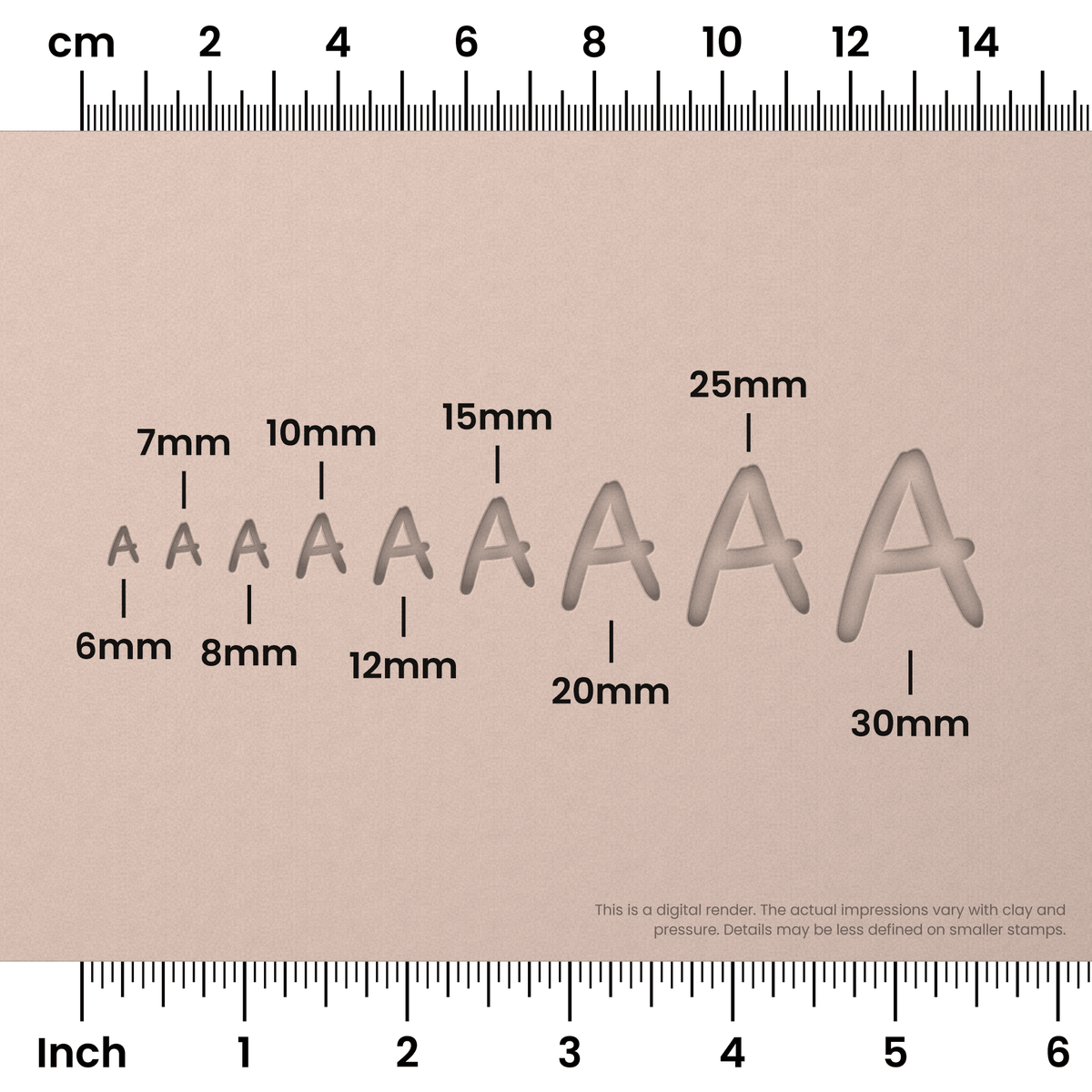 Nanum Pen | All Caps | Alphabet Stamp Sets