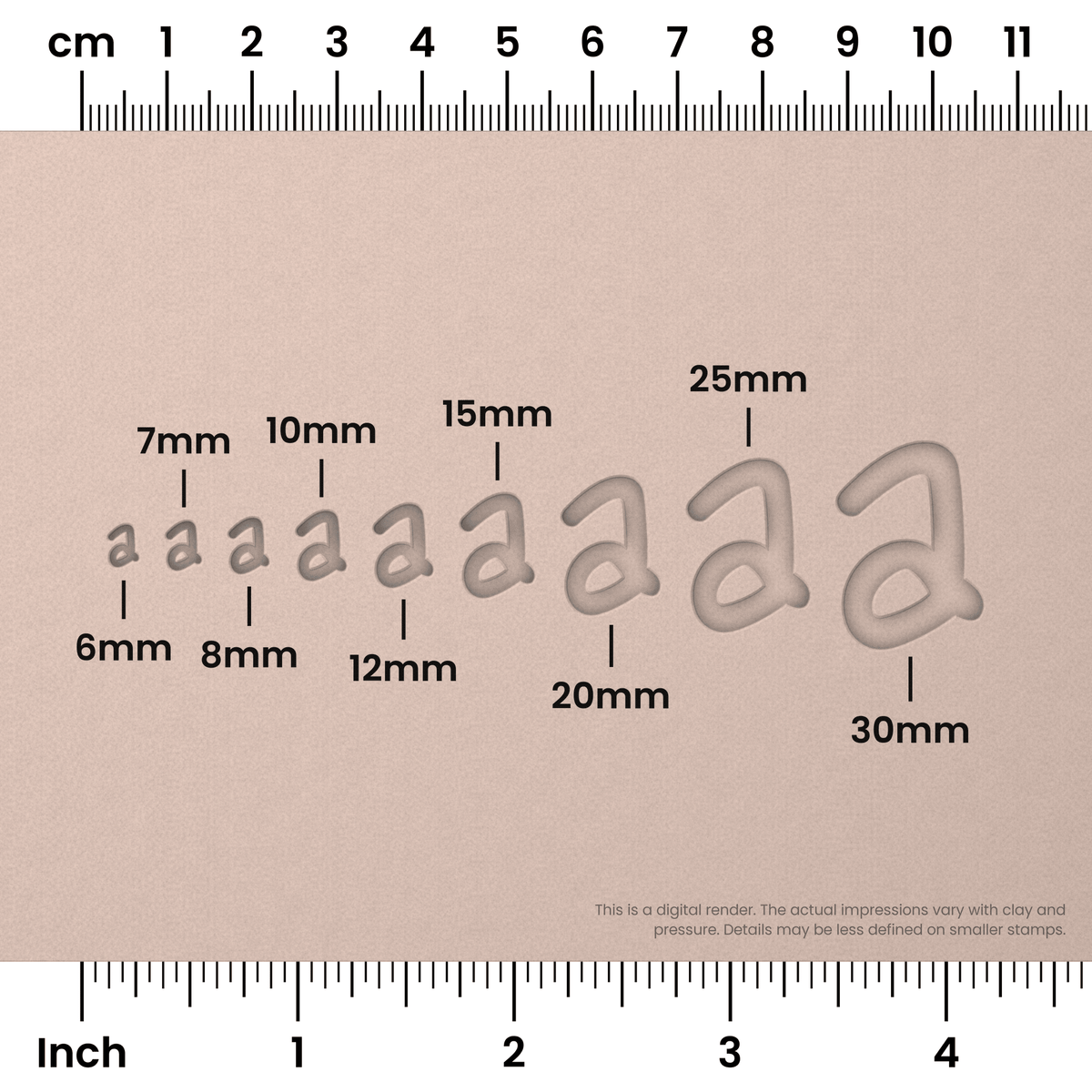 Nanum Pen | Lowercase | Alphabet Stamp Sets