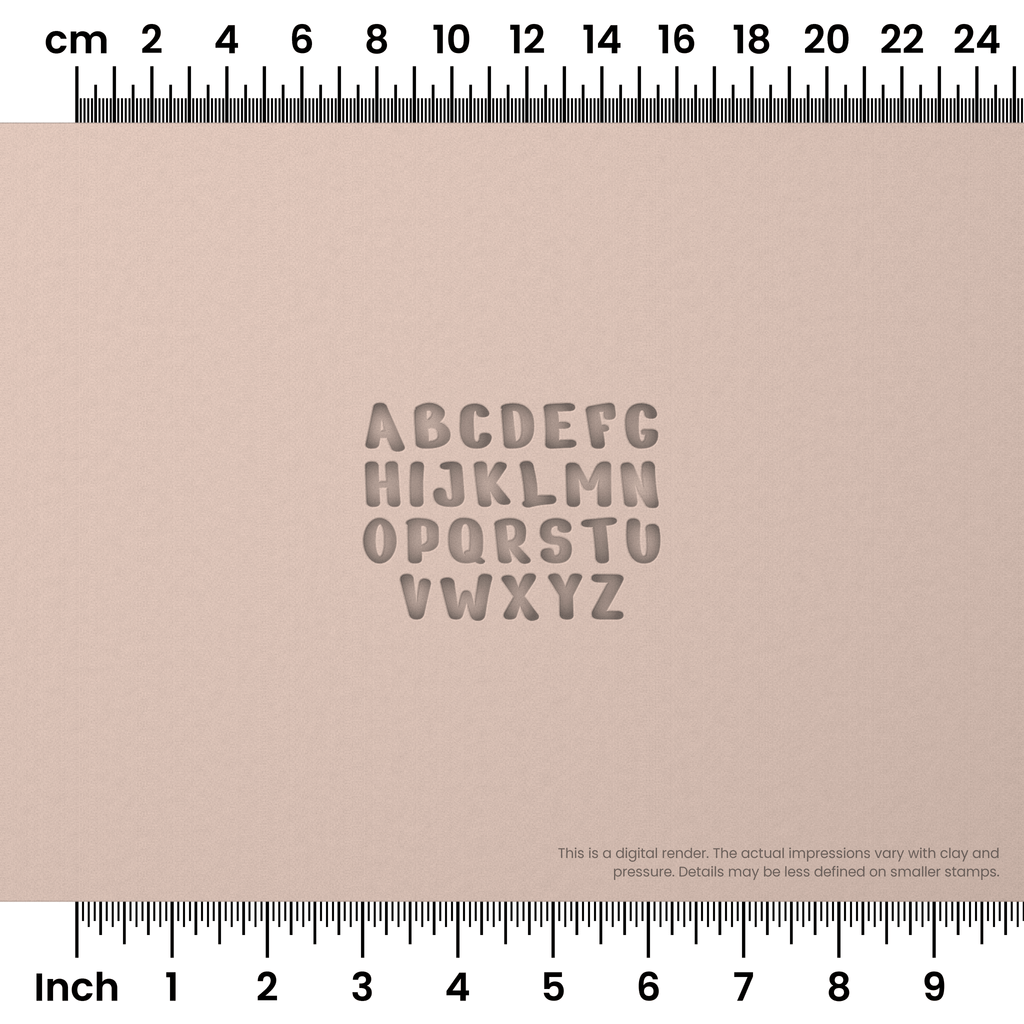 Nerko One | All Caps | Alphabet Stamp Sets