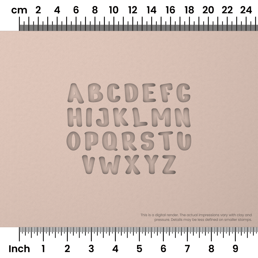Nerko One | All Caps | Alphabet Stamp Sets