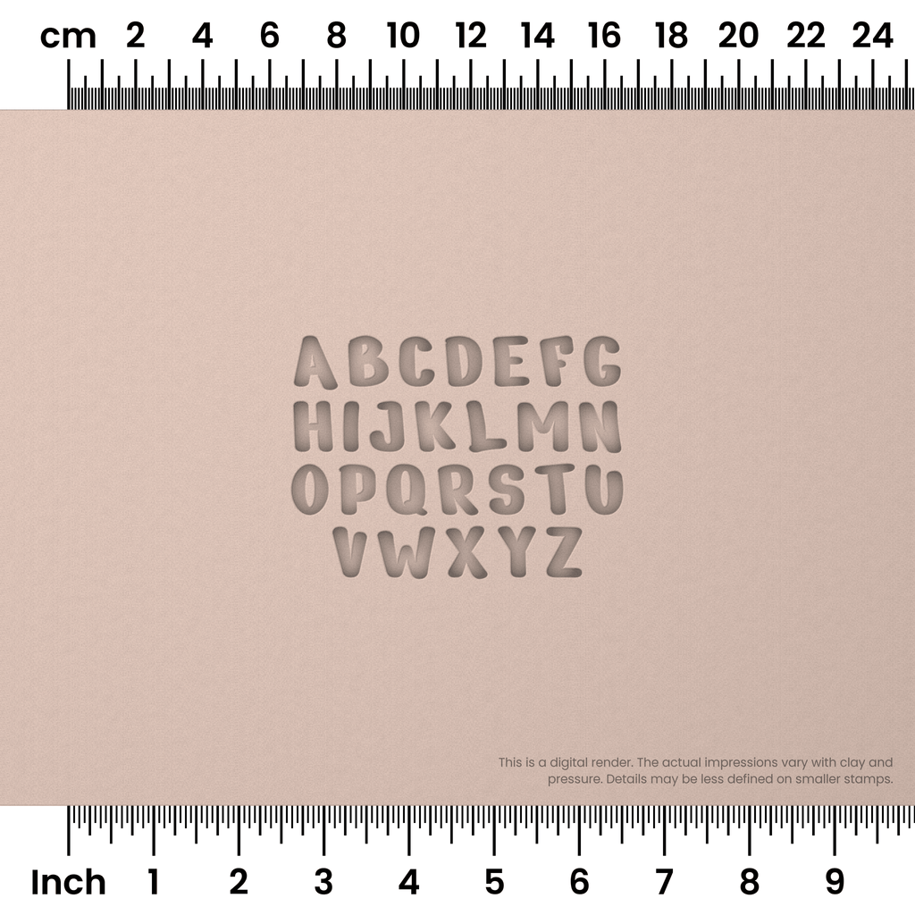Nerko One | All Caps | Alphabet Stamp Sets