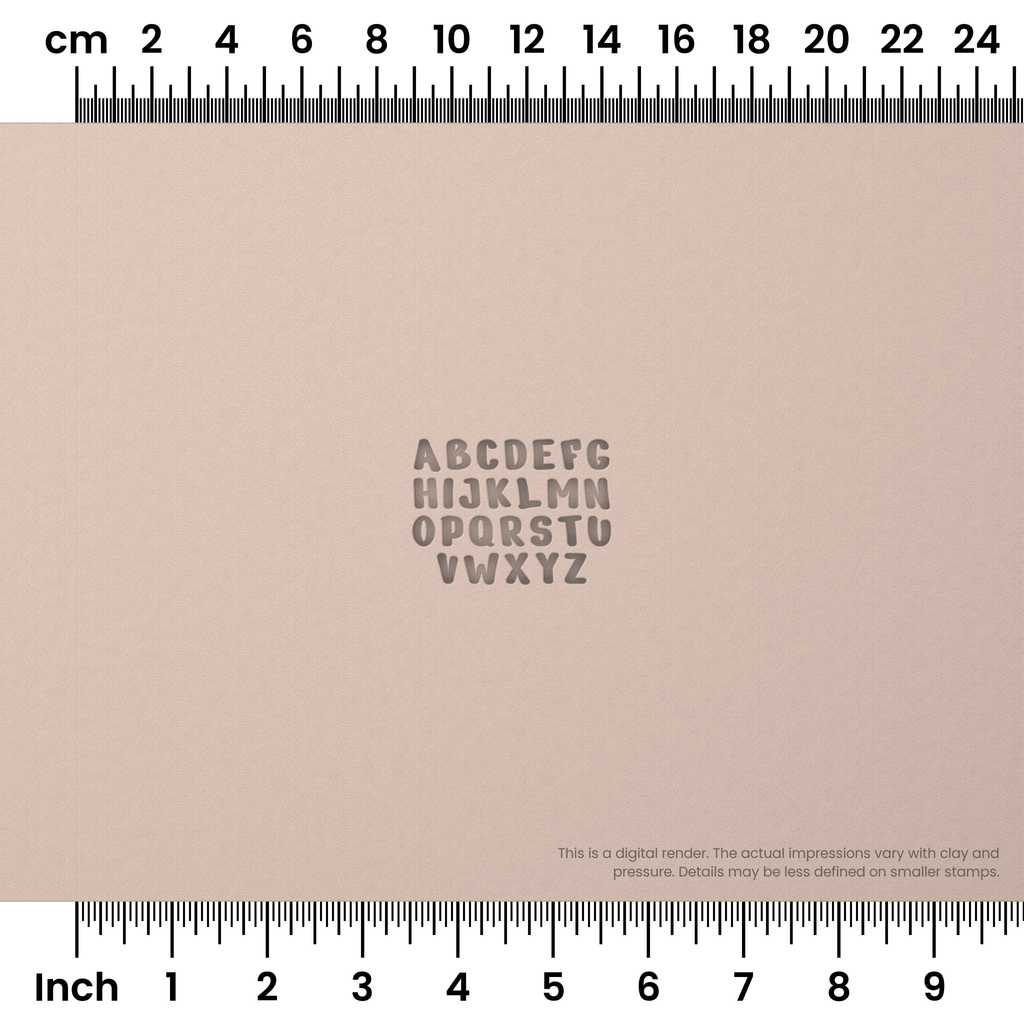 Nerko One | All Caps | Alphabet Stamp Sets
