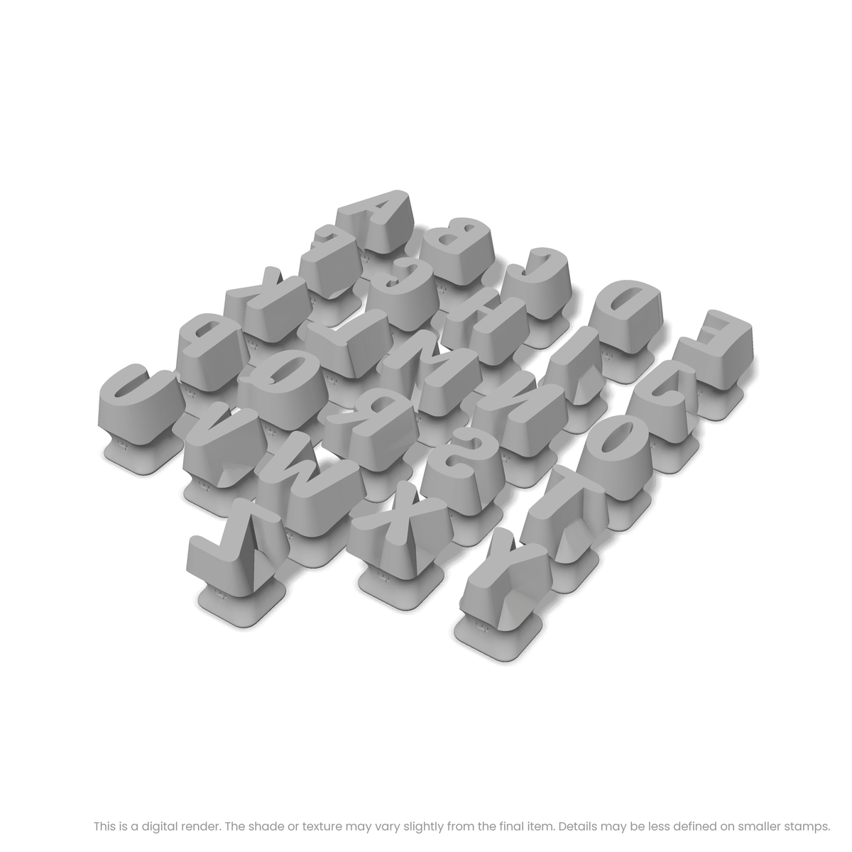 Nerko One | All Caps | Alphabet Stamp Sets