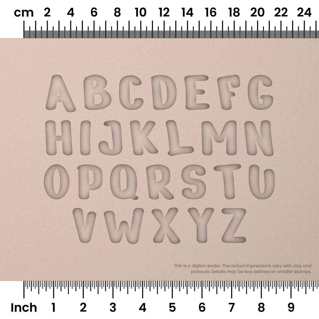 Nerko One | All Caps | Alphabet Stamp Sets