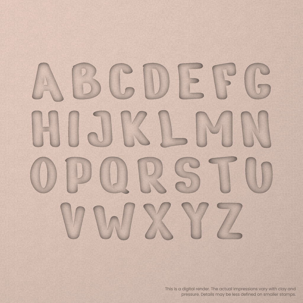Nerko One | Font Rail Stamp Sets | Letters, Numbers, and Symbols