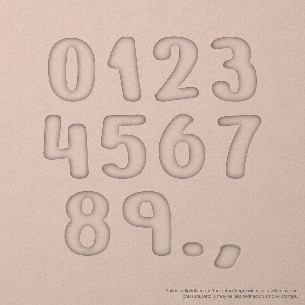 Nerko One | Font Rail Stamp Sets | Letters, Numbers, and Symbols