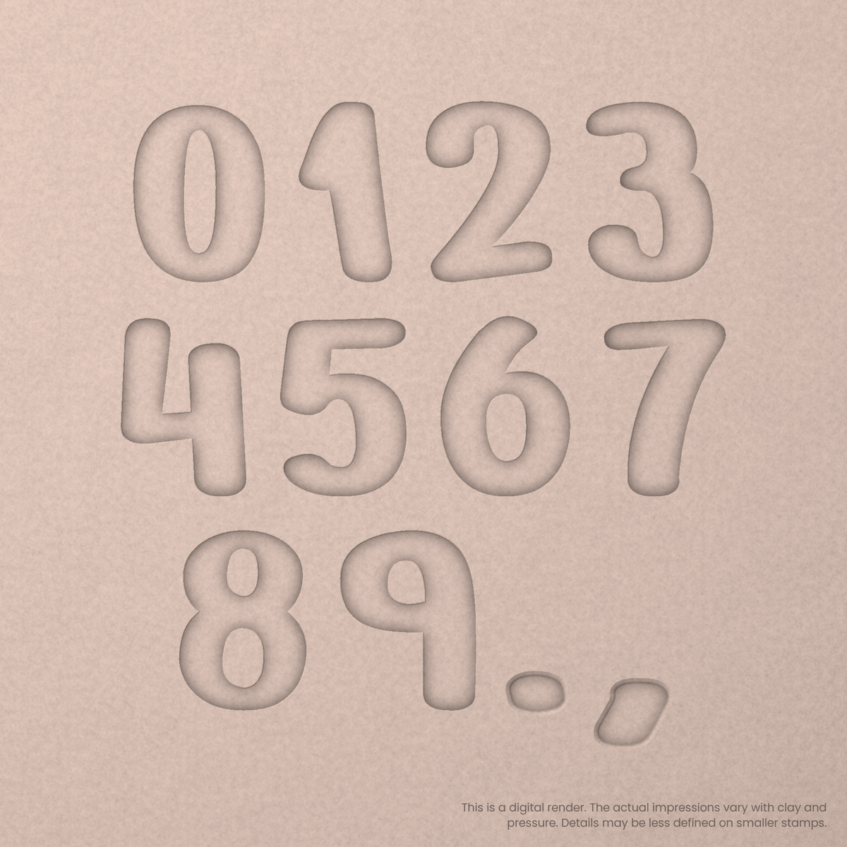 Nerko One | Font Rail Stamp Sets | Letters, Numbers, and Symbols