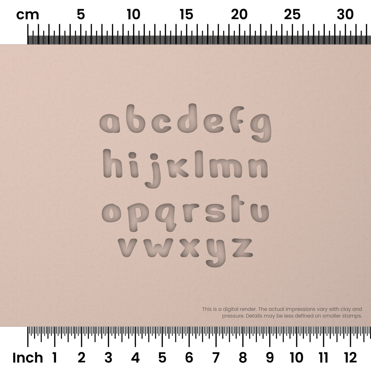Nerko One | Lowercase | Alphabet Stamp Sets
