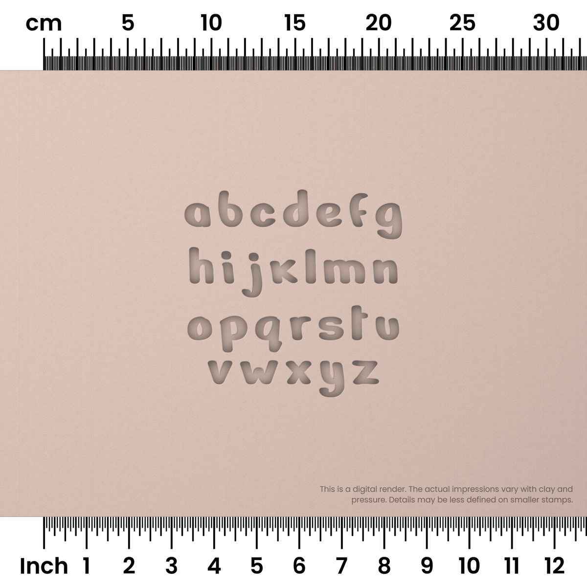 Nerko One | Lowercase | Alphabet Stamp Sets