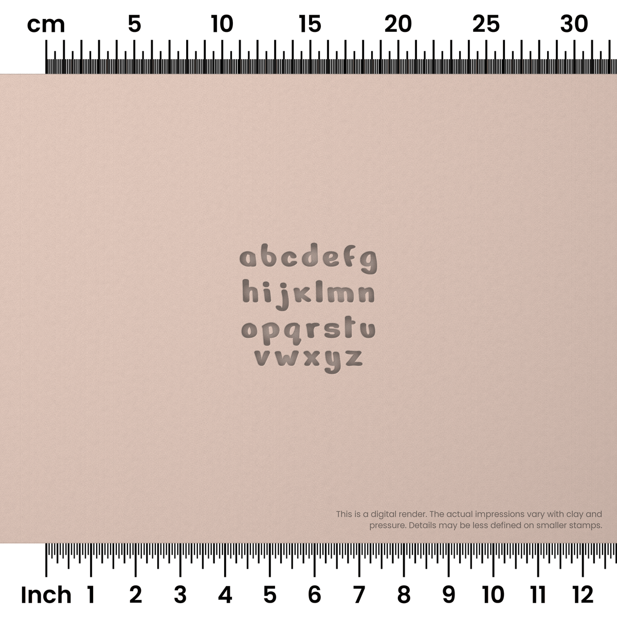 Nerko One | Lowercase | Alphabet Stamp Sets