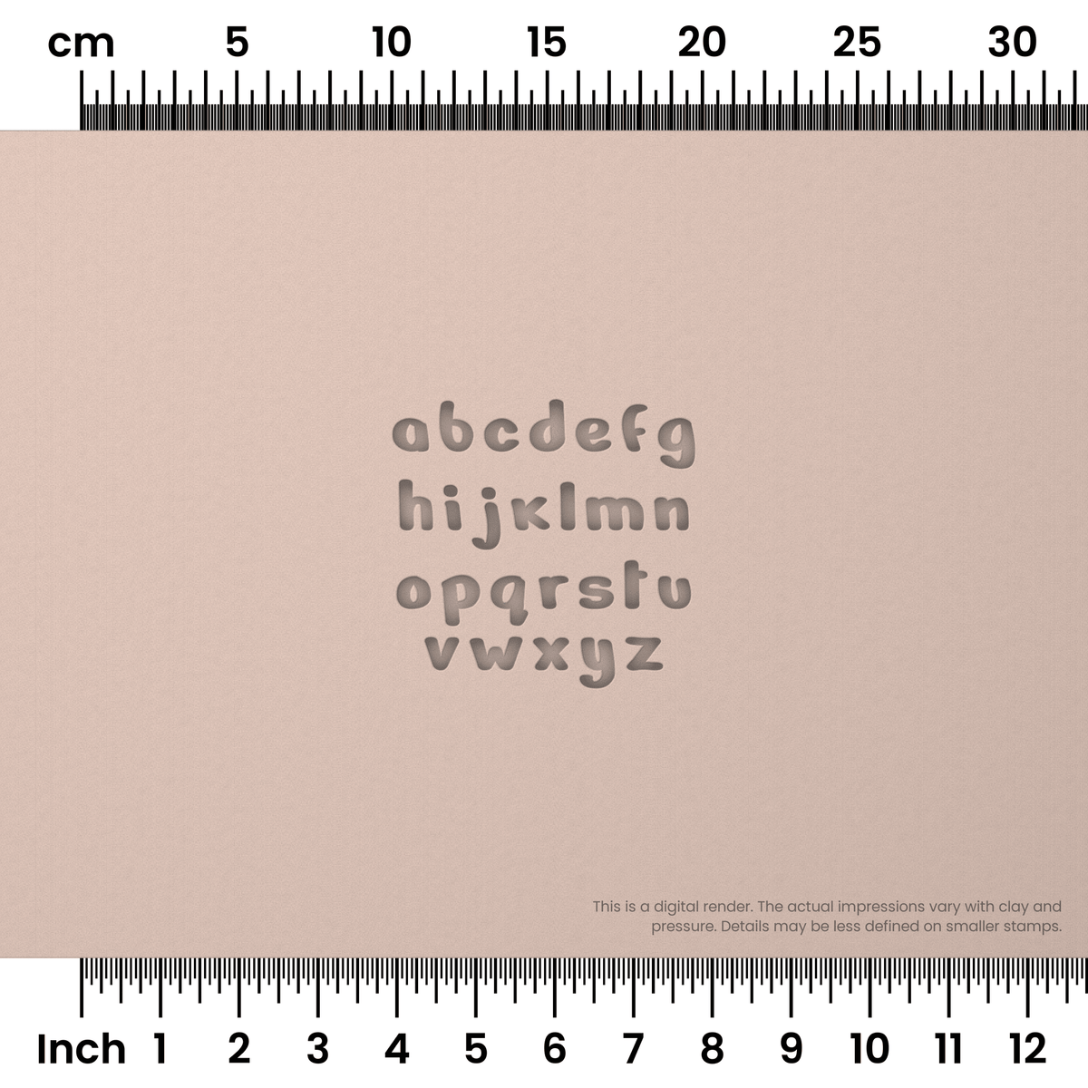 Nerko One | Lowercase | Alphabet Stamp Sets