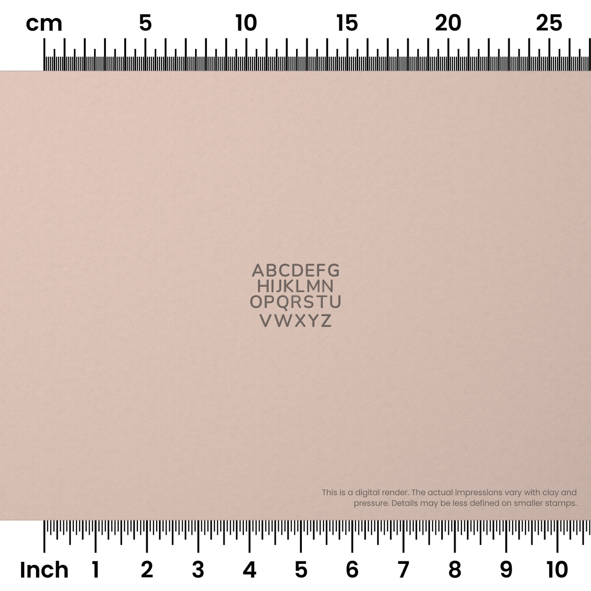 Nunito | All Caps | Alphabet Stamp Sets