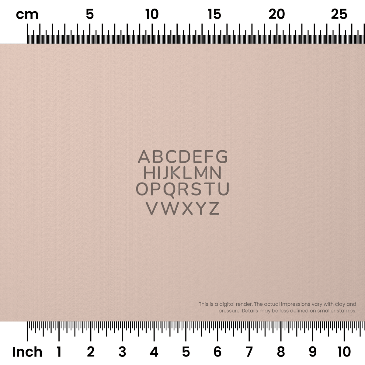 Nunito | All Caps | Alphabet Stamp Sets