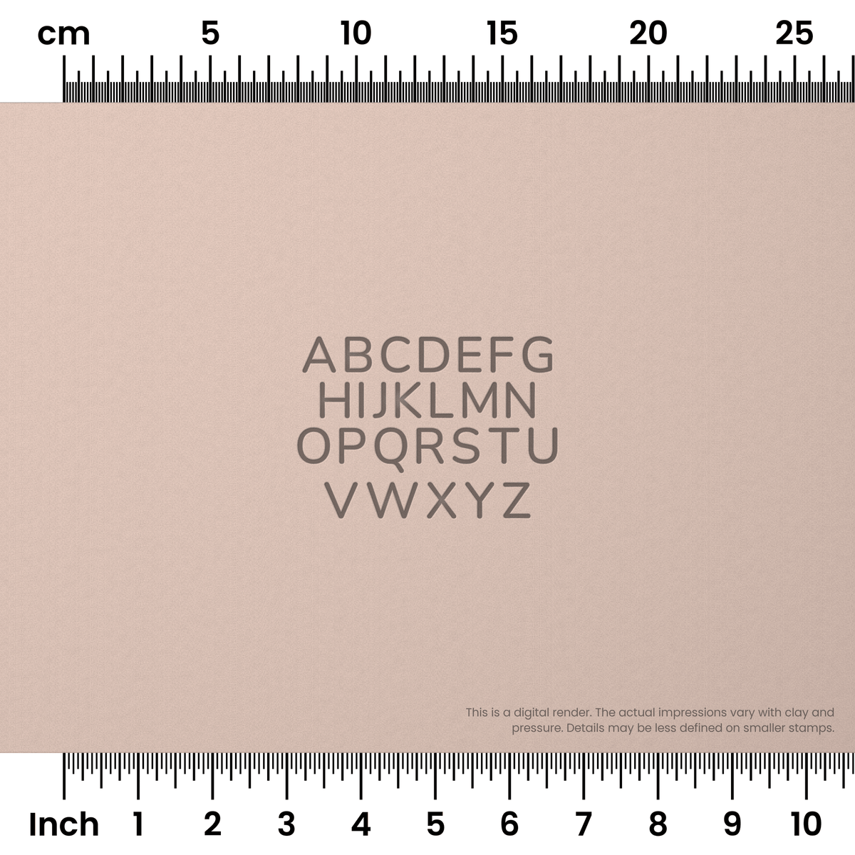 Nunito | All Caps | Alphabet Stamp Sets