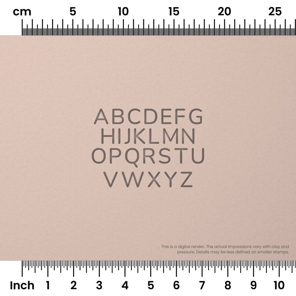 Nunito | All Caps | Alphabet Stamp Sets