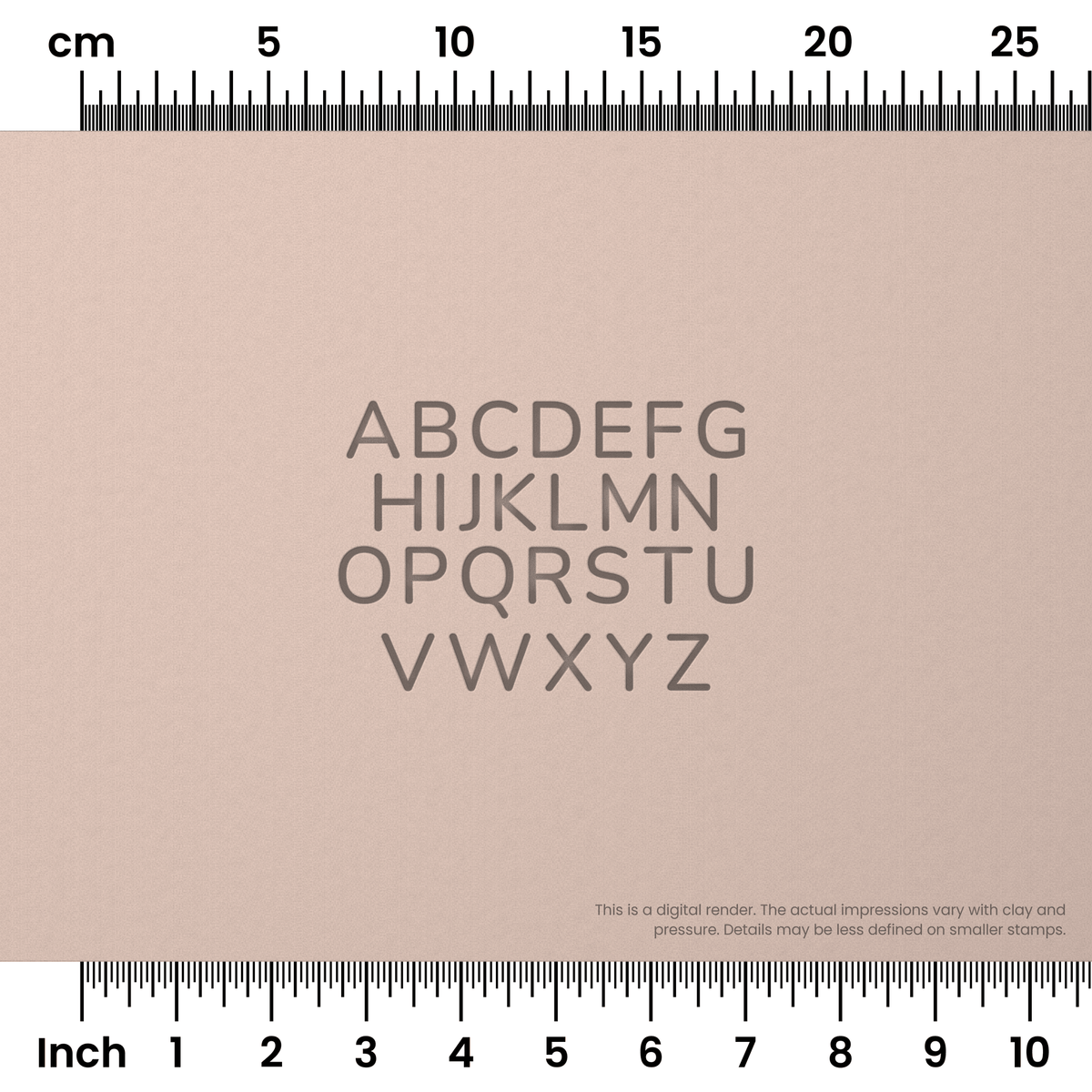 Nunito | All Caps | Alphabet Stamp Sets