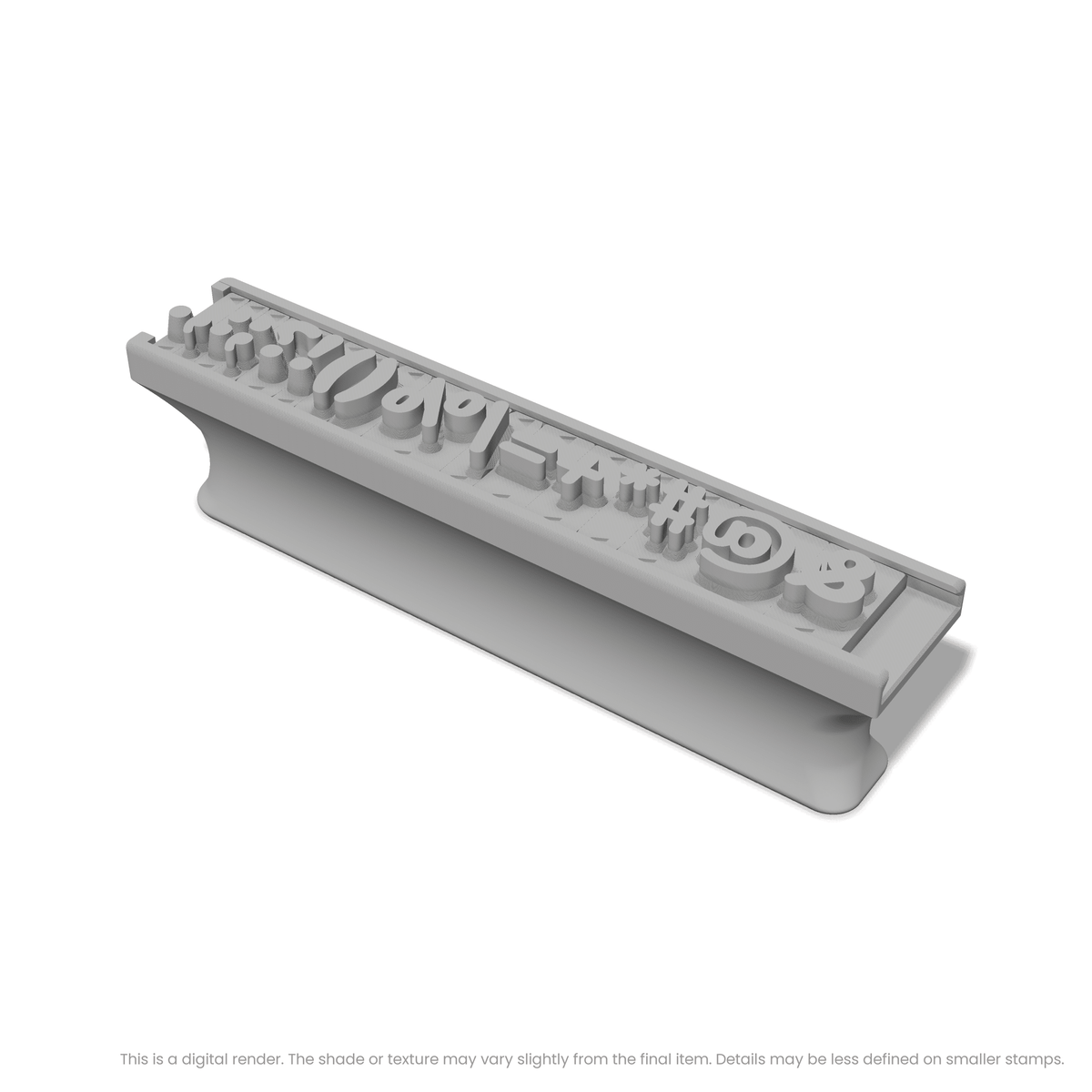Nunito | Font Rail Stamp Sets | Letters, Numbers, and Symbols