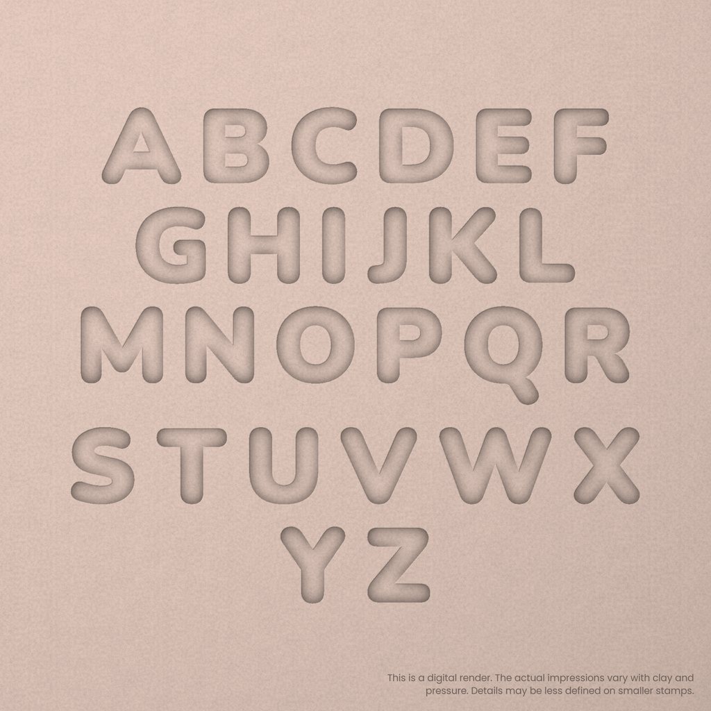 Nunito | Font Rail Stamp Sets | Letters, Numbers, and Symbols