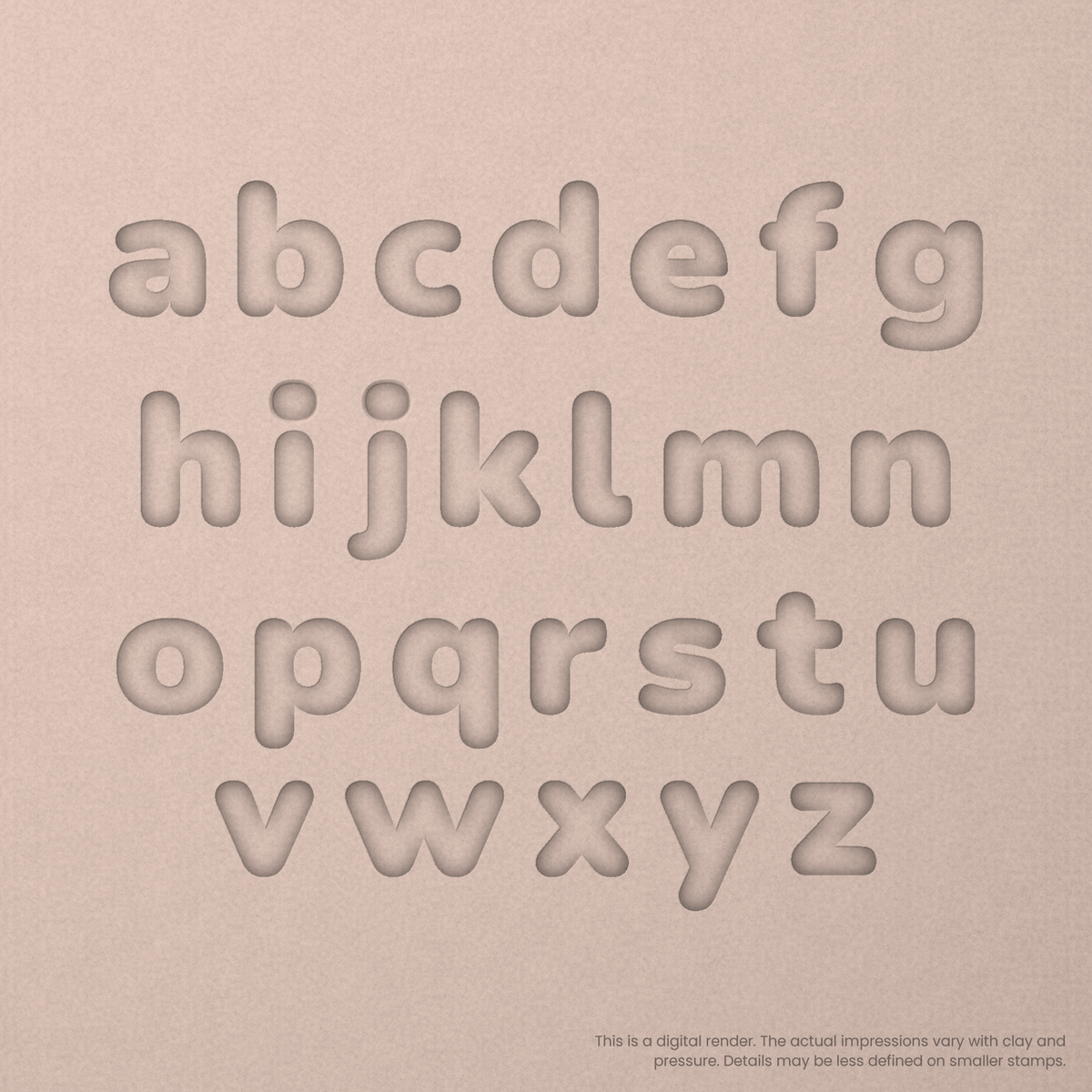 Nunito | Font Rail Stamp Sets | Letters, Numbers, and Symbols