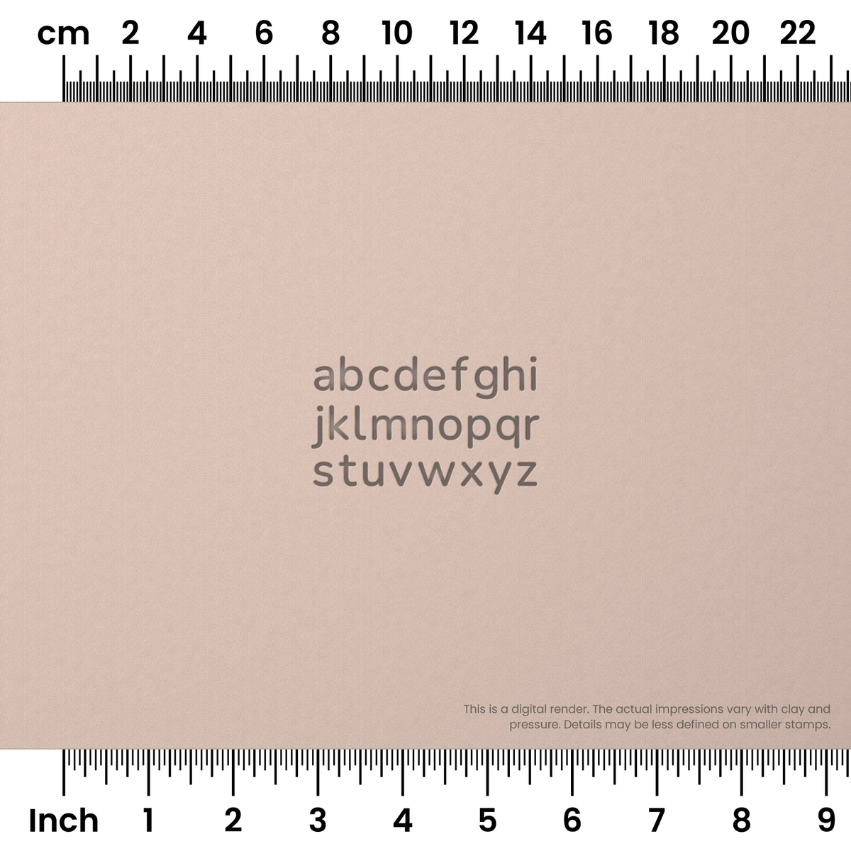 Nunito | Lowercase | Alphabet Stamp Sets