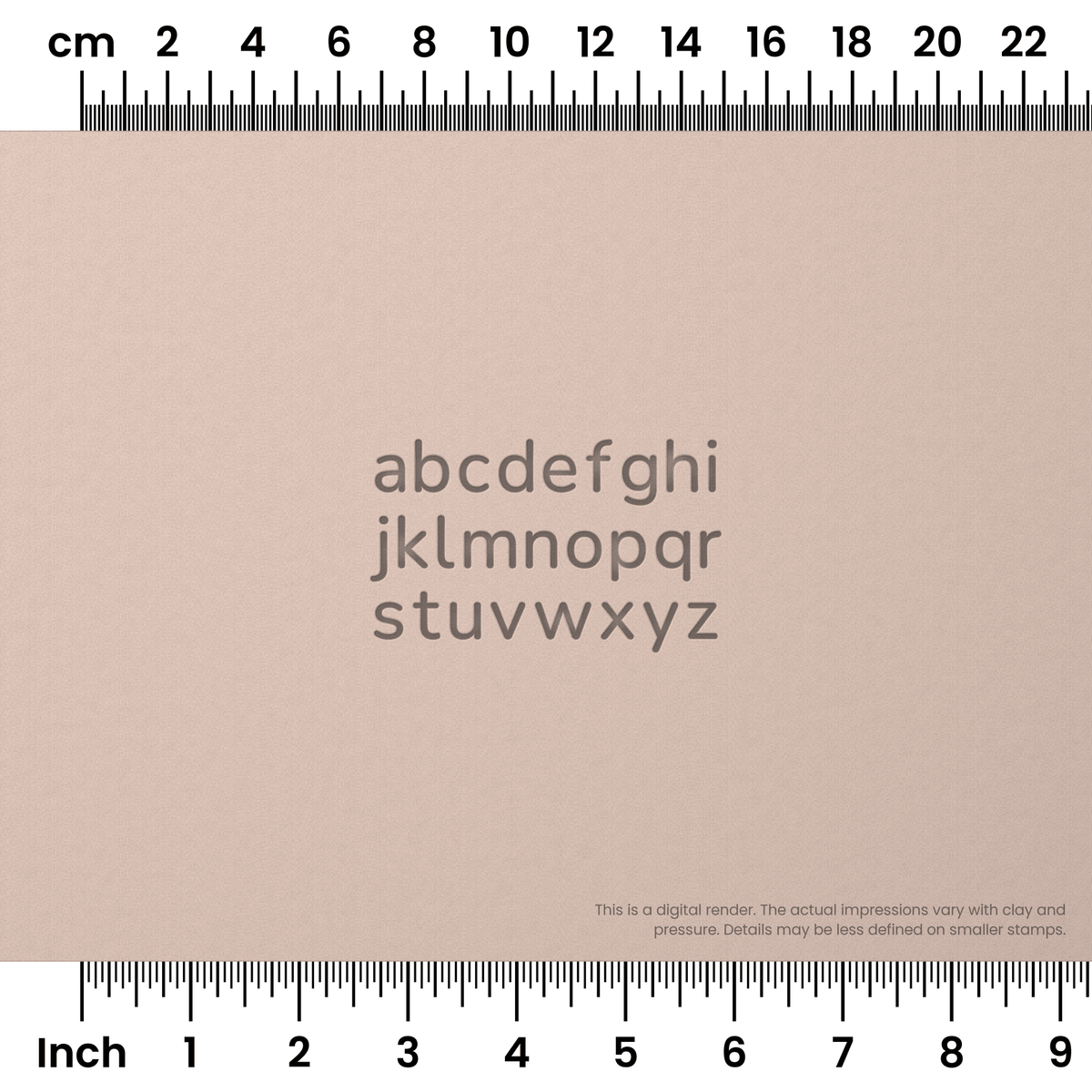 Nunito | Lowercase | Alphabet Stamp Sets