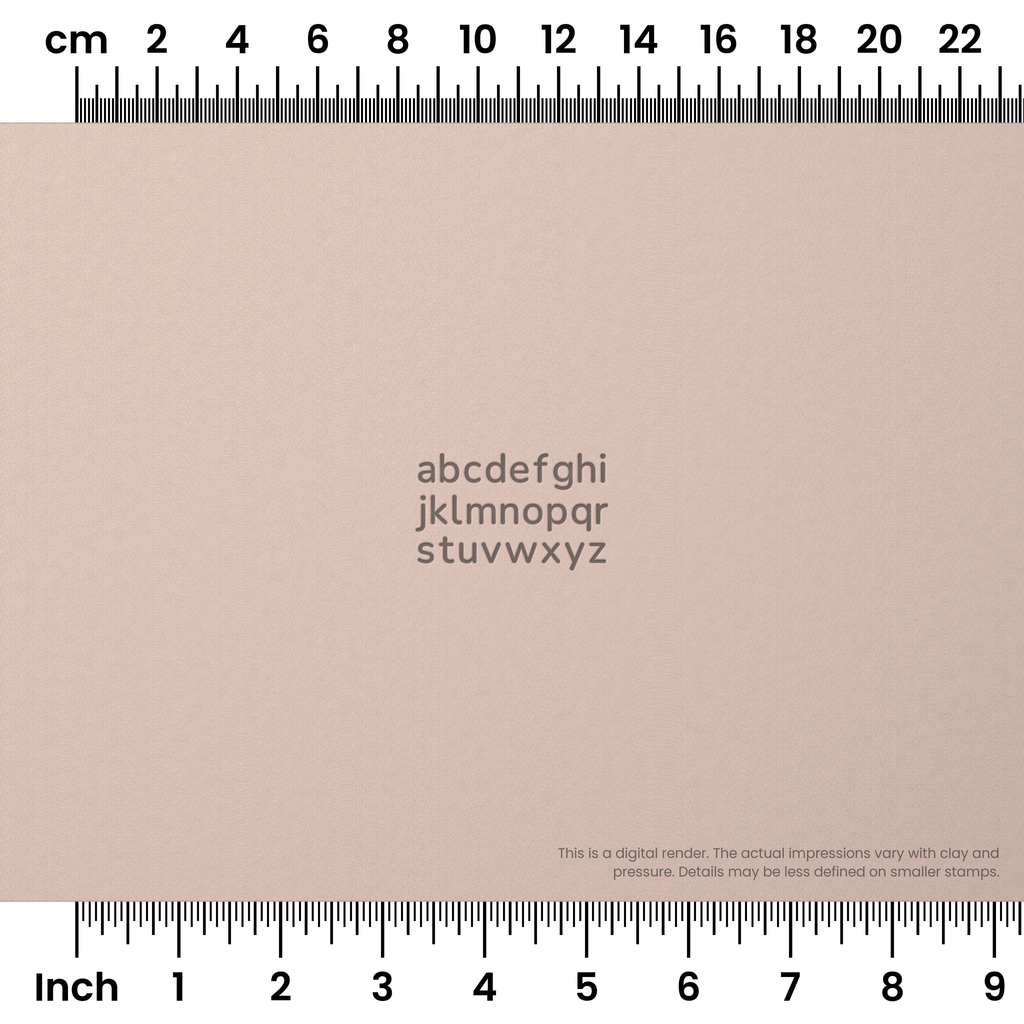 Nunito | Lowercase | Alphabet Stamp Sets