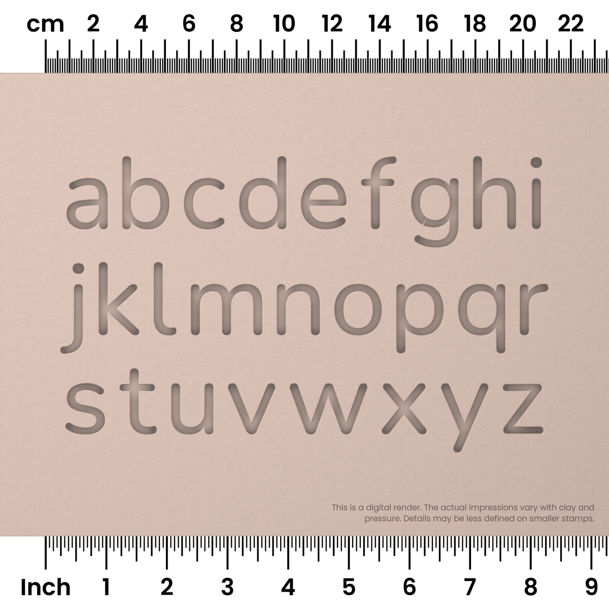 Nunito | Lowercase | Alphabet Stamp Sets