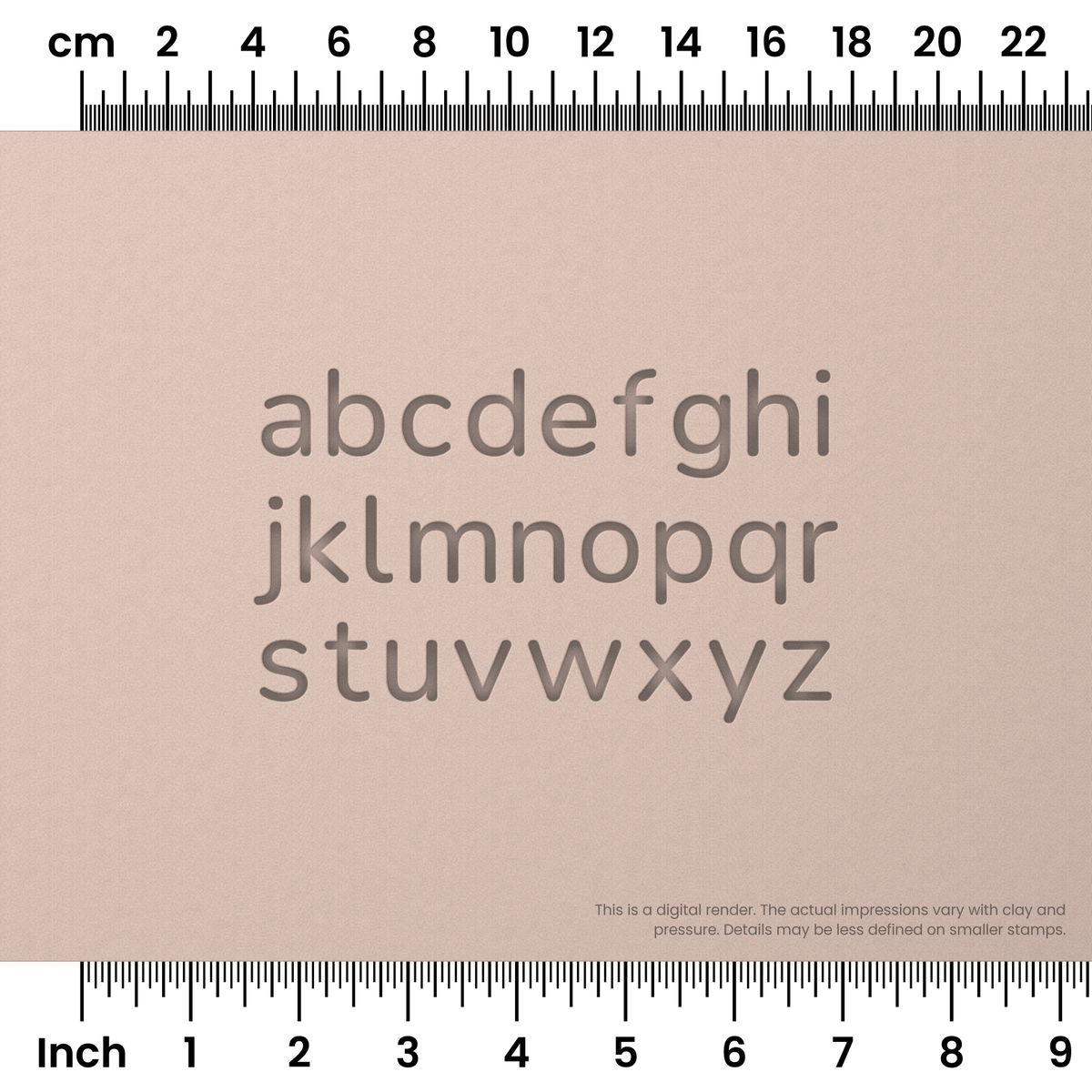 Nunito | Lowercase | Alphabet Stamp Sets