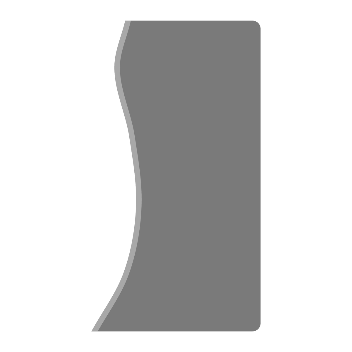 Ogee Everted-Lip Mug Rib