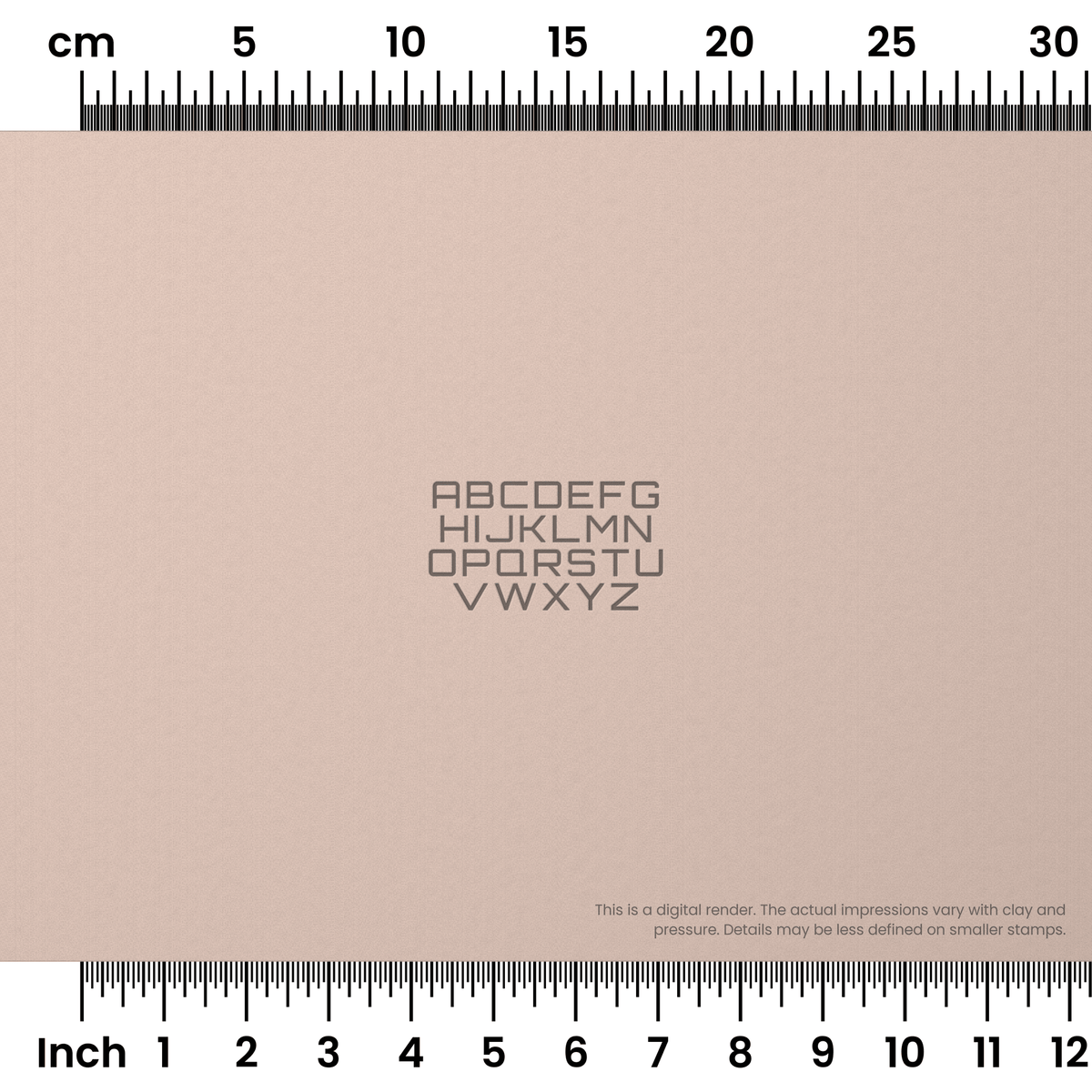 Orbitron | All Caps | Alphabet Stamp Sets