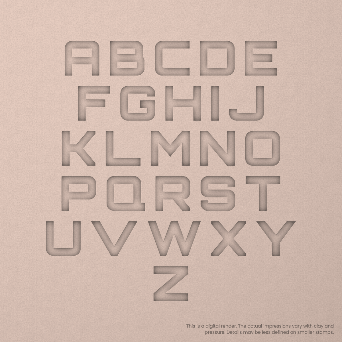 Orbitron | Font Rail Stamp Sets | Letters, Numbers, and Symbols