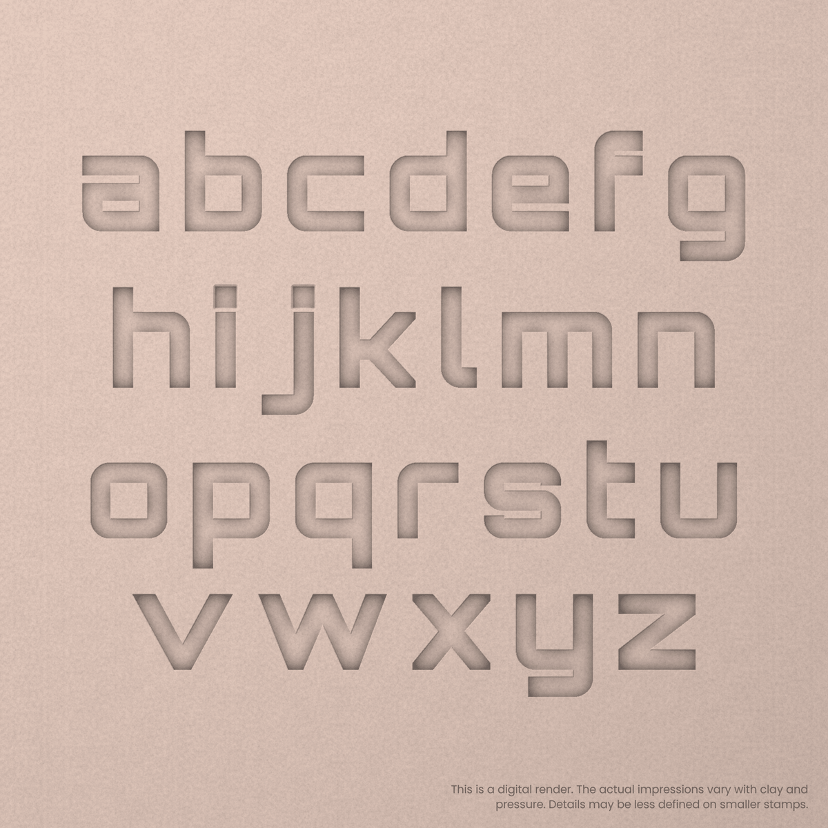 Orbitron | Font Rail Stamp Sets | Letters, Numbers, and Symbols