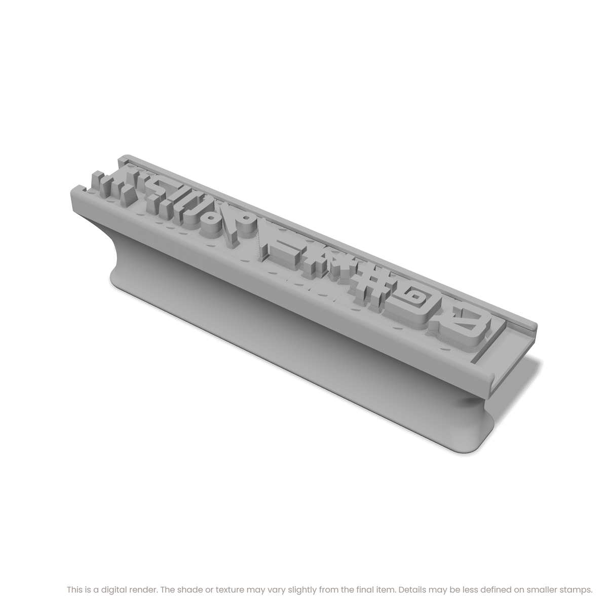 Orbitron | Font Rail Stamp Sets | Letters, Numbers, and Symbols
