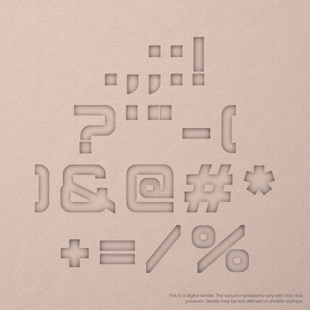 Orbitron | Font Rail Stamp Sets | Letters, Numbers, and Symbols