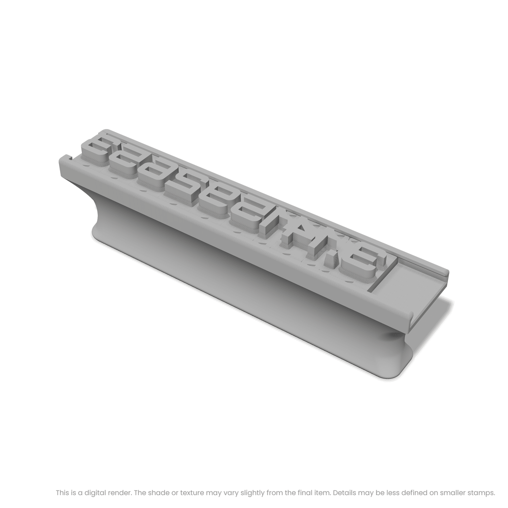 Orbitron | Font Rail Stamp Sets | Letters, Numbers, and Symbols