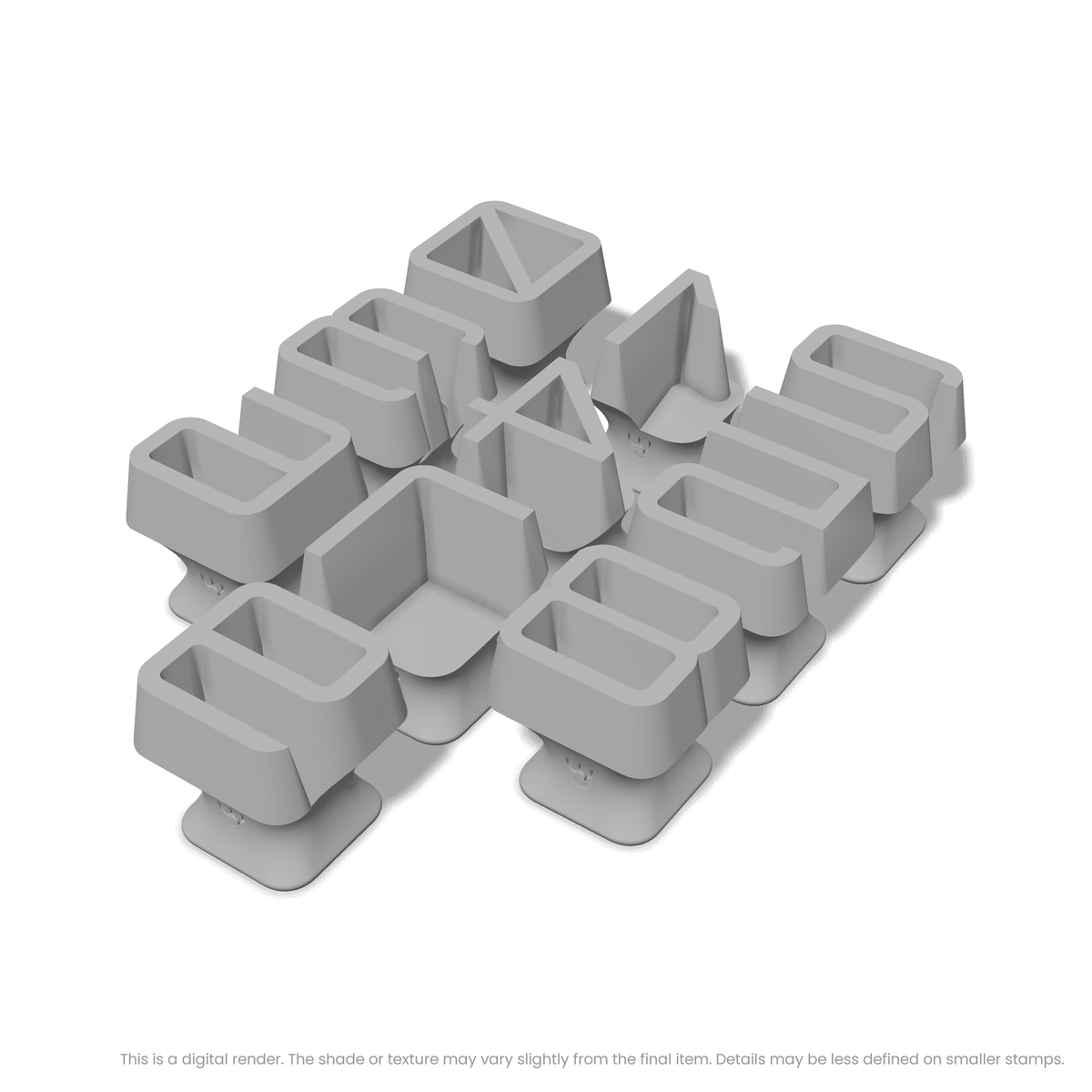 Orbitron | Number Stamp Sets