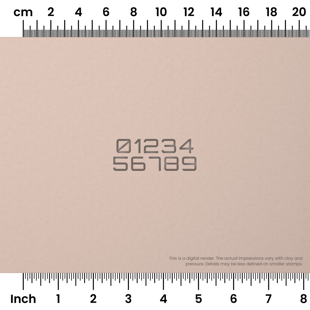 Orbitron | Number Stamp Sets