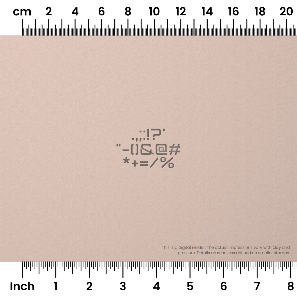 Orbitron | Symbol Stamp Sets