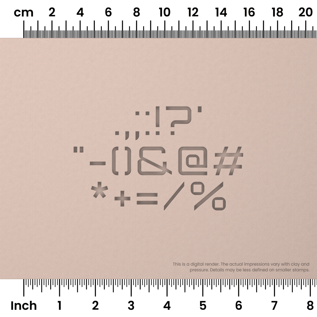 Orbitron | Symbol Stamp Sets