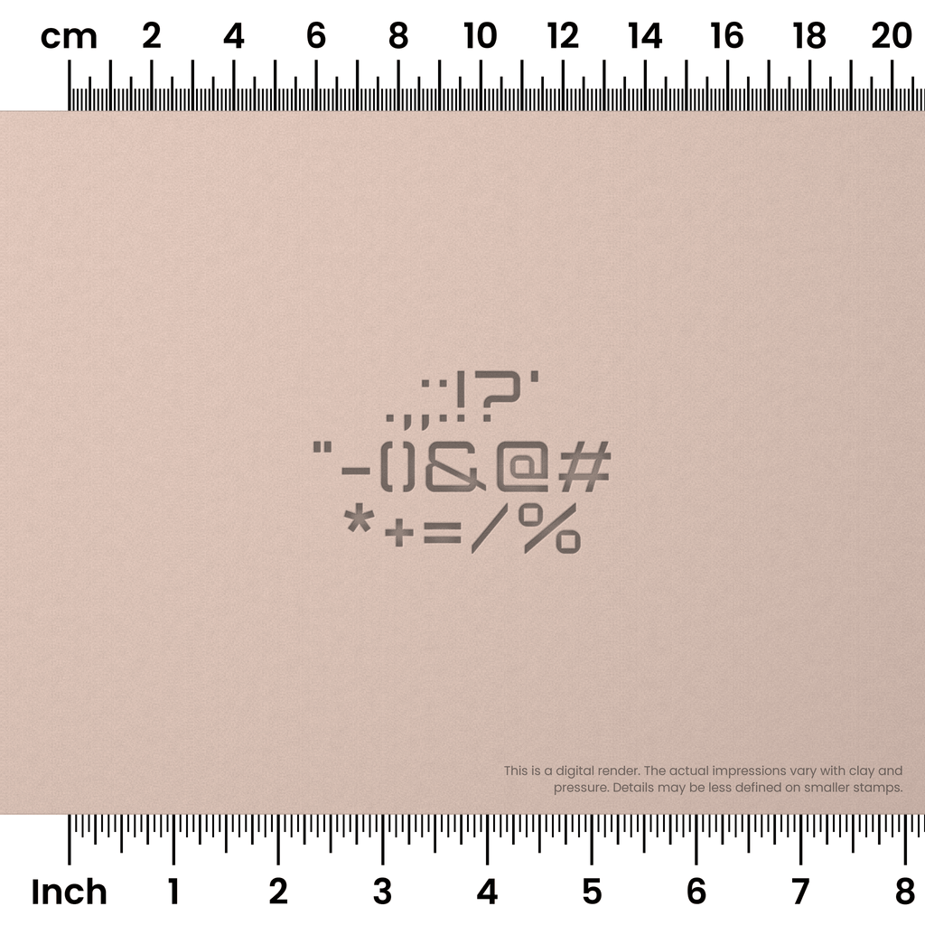 Orbitron | Symbol Stamp Sets