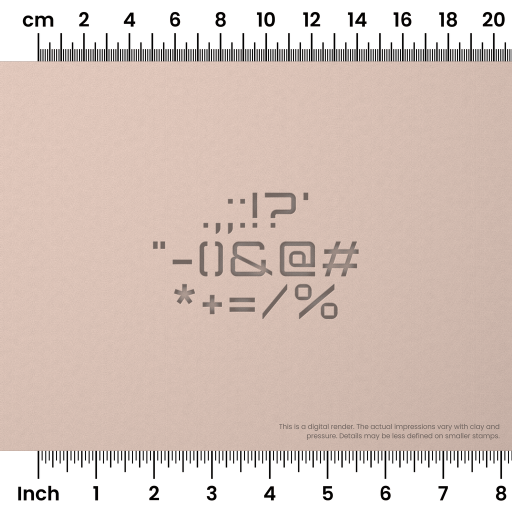 Orbitron | Symbol Stamp Sets